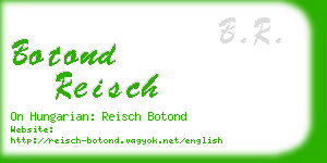 botond reisch business card